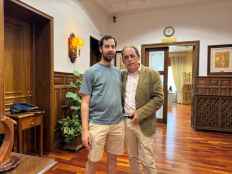 Elio García, nuevo alumno en prácticas en la Diputación gracias al convenio con Asovica