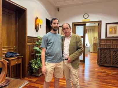 Elio García, nuevo alumno en prácticas en la Diputación gracias al convenio con Asovica Elio García, nuevo alumno en prácticas en la Diputación gracias al convenio con Asovica