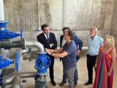La Junta construye un nuevo depósito regulador en Almazán 