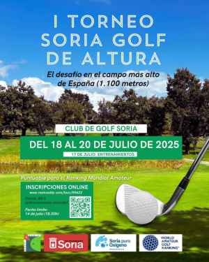 El I Torneo Soria Golf de Altura, cita puntuable para el Ranking Mundial Amateur El I Torneo Soria Golf de Altura, cita puntuable para el Ranking Mundial Amateur