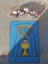 Ágreda engalana sus calles con alfombras florales en el Corpus Christi