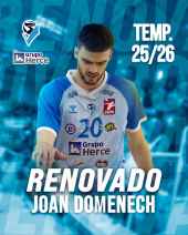 El central Joan Domenech renueva con Grupo Herce Soria