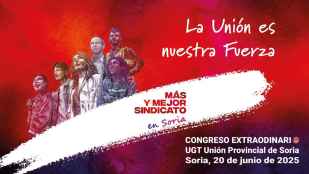 UGT Soria abre nueva etapa sindical con Juan Manuel Peña