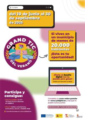 "El Grand TIC del verano", un reto para llevar formación digital a todos los rincones de Castilla y León