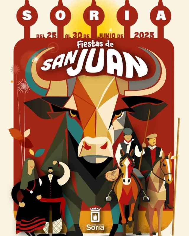 Programa oficial para las fiestas de San Juan 2025 en Soria