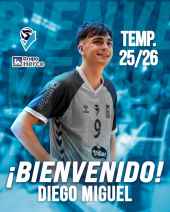 El canterano Diego Miguel cierra plantilla de Grupo Herce Soria