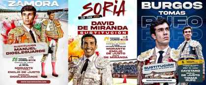 El torero Marco Pérez causa baja en feria taurina de Soria