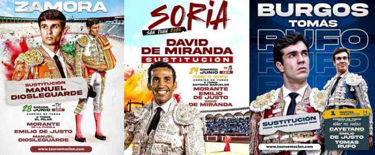 El torero Marco Pérez causa baja en feria taurina de Soria