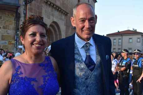 Desfile de jurados de cuadrilla para cena de gala del Miércoles El Pregón