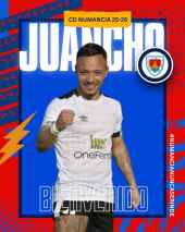 El extremo Juancho Victoria, primer fichaje del Numancia 2025-26