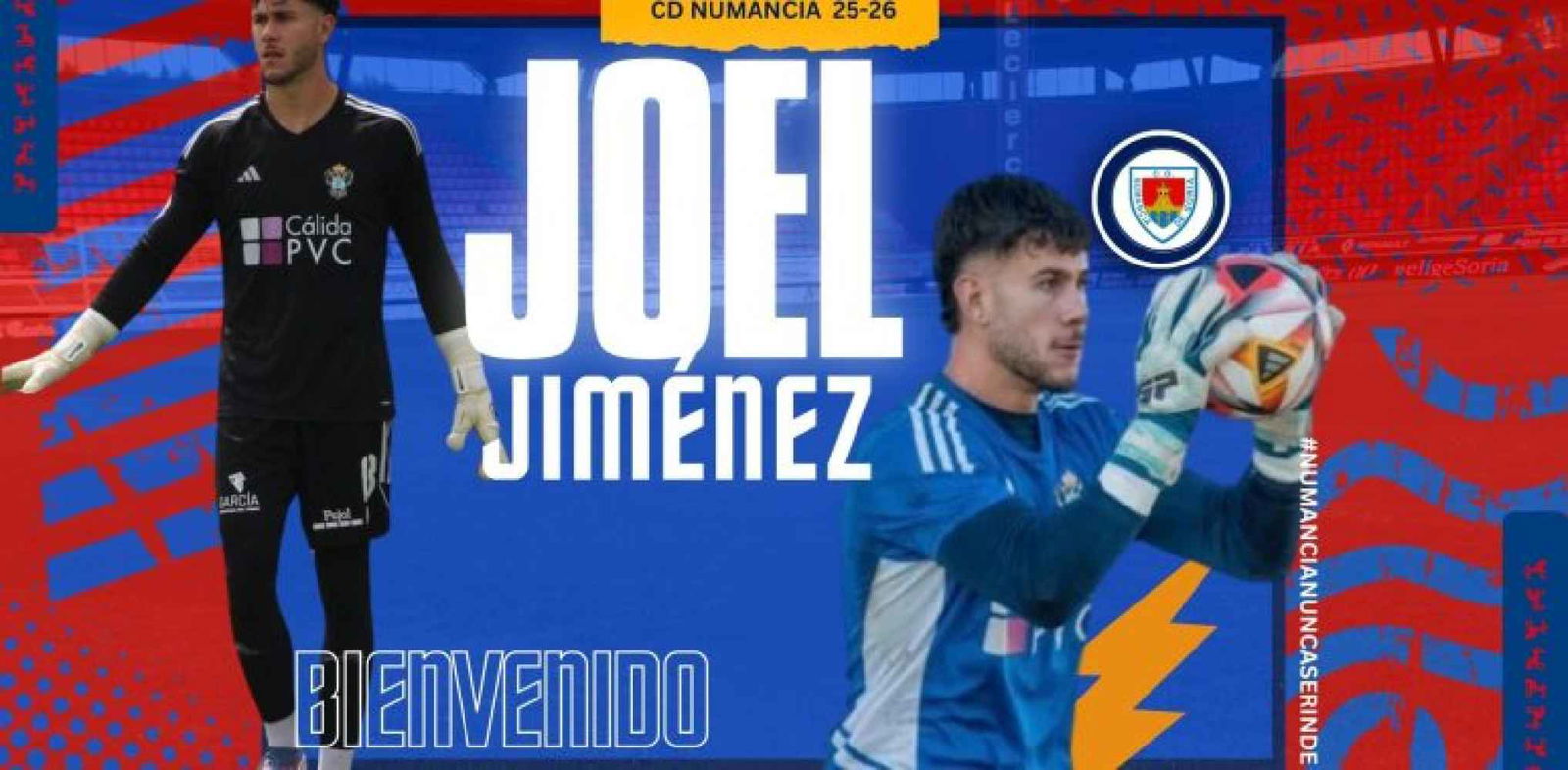 El Numancia incorpora al guardameta asturiano Joel Jiménez