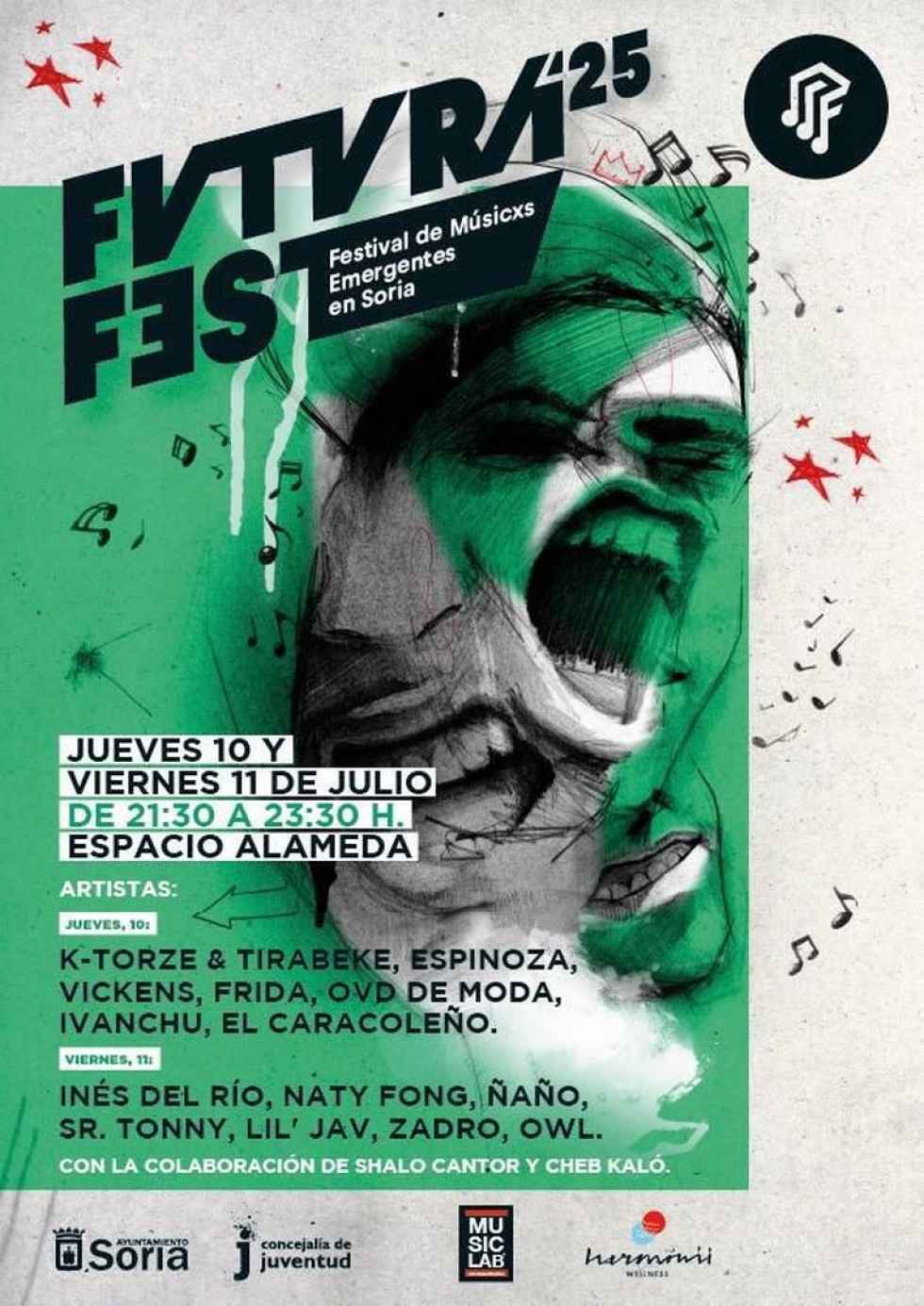 Dos veladas de música local en Soria llegan de la mano de Futura Fest Dos veladas de música local en Soria llegan de la mano de Futura Fest