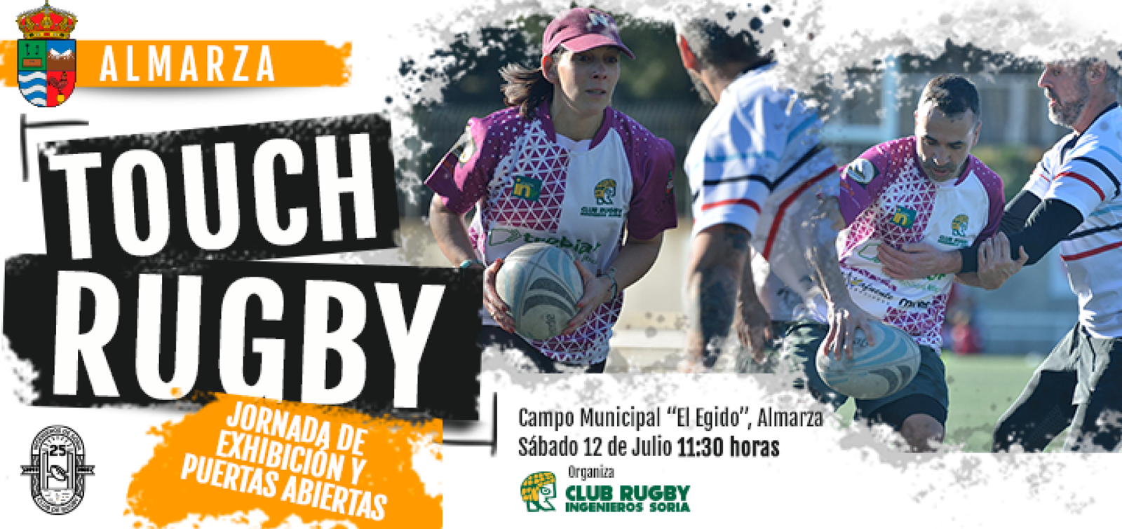  El Touch Rugby del Ingenieros llega a Almarza para abrir el verano a lo grande