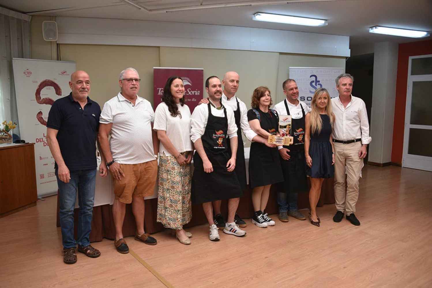 Premio compartido en el concurso de Torrezno de Soria, "de innovación"