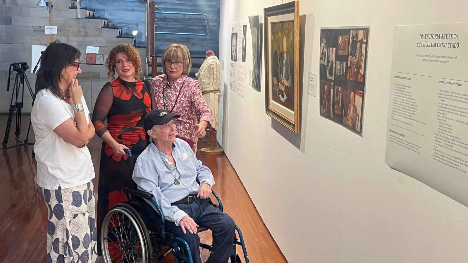 Soria rinde homenaje a Rafael de la Rosa con una muestra que recorre su trayectoria pictórica