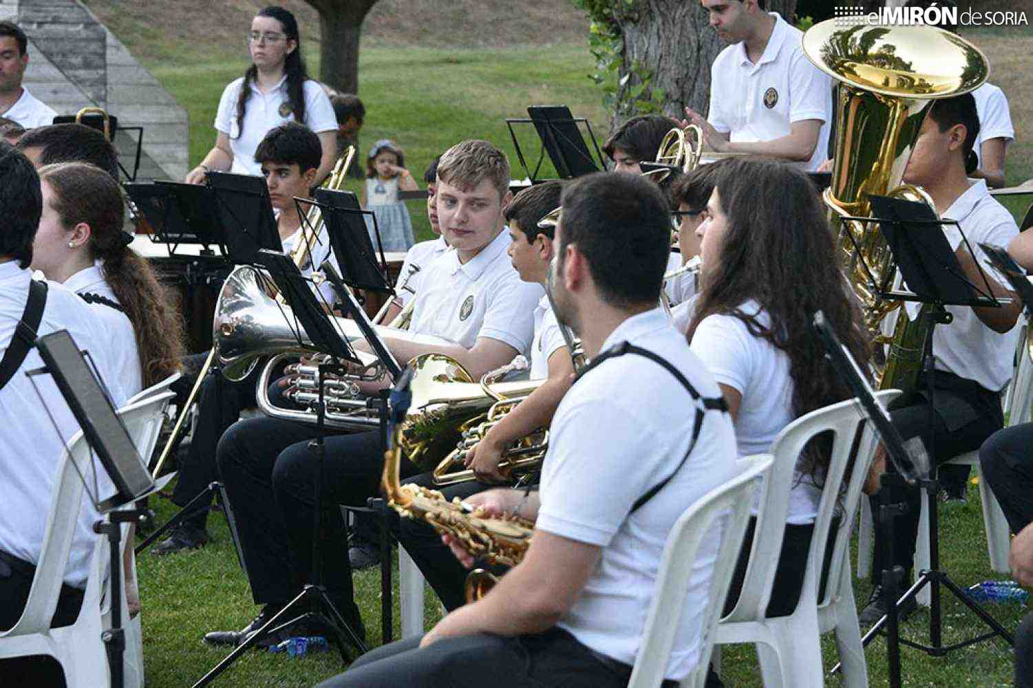La Banda de Música de Soria lleva su programación de verano al barrio de Los Pajaritos 