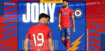 Jony renueva por el Numancia para la temporada 2025-26