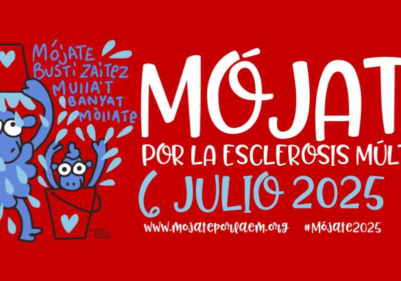 Miles de personas se mojarán en apoyo a quienes viven con Esclerosis Múltiple
