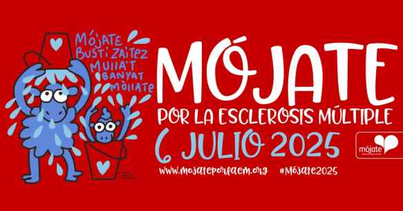 Miles de personas se mojarán en apoyo a quienes viven con Esclerosis Múltiple