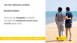 El número de refugiados en España por razón de orientación sexual crece un 2,5 por ciento desde 2022