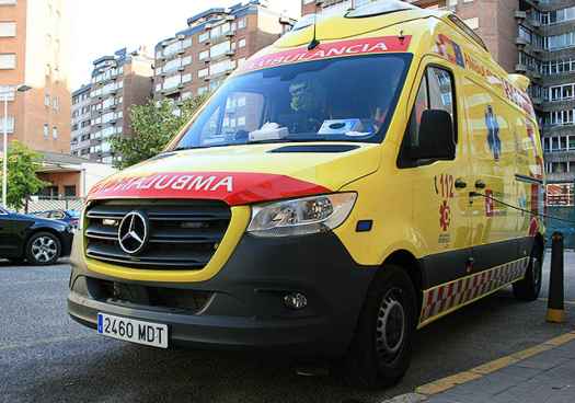 Cinco heridos leves tras salida de calzada en N-234 en Torrubia de Soria