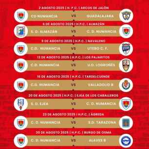 El Numancia regresa a entrenamientos el 23 de julio, con ocho partidos de pretemporada El Numancia regresa a entrenamientos el 23 de julio, con ocho partidos de pretemporada