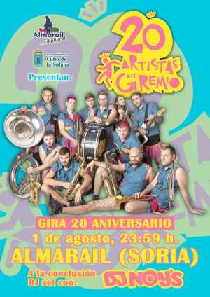 Artistas del Gremio abren en agosto las fiestas de Almarail Artistas del Gremio abren en agosto las fiestas de Almarail