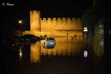 La tormenta inunda Osma y El Burgo de Osma
