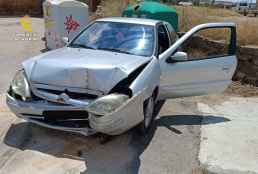 Investigada mujer por hacer prácticas de condudir sin carnet tras sufrir un accidente en Borobia