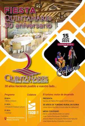 El hotel restaurante Quintanares celebra tres décadas en Rioseco de Soria