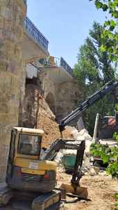 El MITMA descarta que desprendimiento haya afectado a estructura del puente de San Esteban de Gormaz
