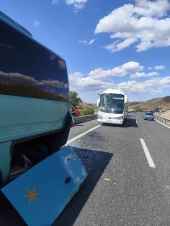 Una colisión por alcance genera importantes retenciones en A-2, en Medinaceli