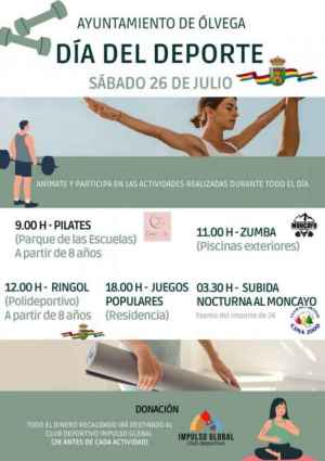 Ólvega celebra el próximo sábado el Día del Deporte Ólvega celebra el próximo sábado el Día del Deporte