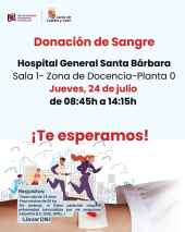 Jornada de donación de sangre en el Hospital Universitario Santa Bárbara