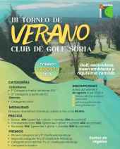 Inscripciones abiertas para tercera edición del Torneo de Verano Golf Soria