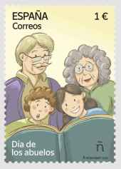Correos conmemora el Día de los Abuelos con la emisión de un nuevo sello 