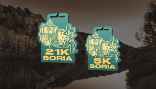 El Medio Maratón Ciudad de Soria presenta sus medallas de finisher: sostenibles y en madera