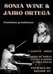 Concierto de boleros y canciones populares en el Casino de Soria