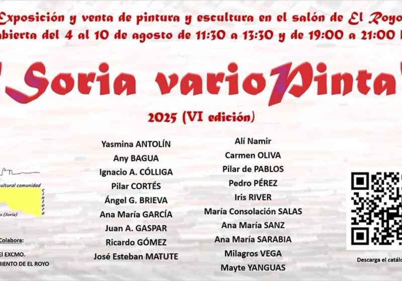 Diecinueve artistas exponen sus obras en sexta edición de "Soria varioPinta"