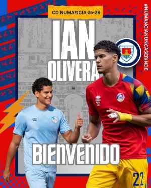 El Numancia cierra refuerzos en defensa con Ian Olivera