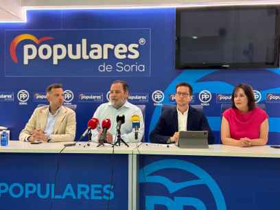 El PP acusa al Gobierno de condenar a Soria al olvido más absoluto El PP acusa al Gobierno de condenar a Soria al olvido más absoluto