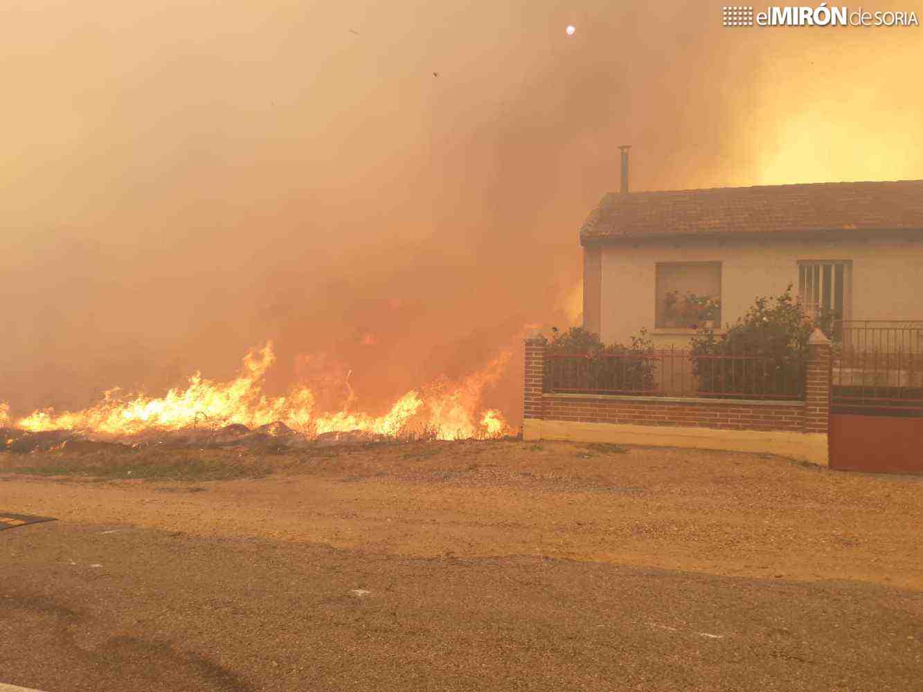 Soria se suma al operativo de incendios con una dotación de bomberos en Ponferrada