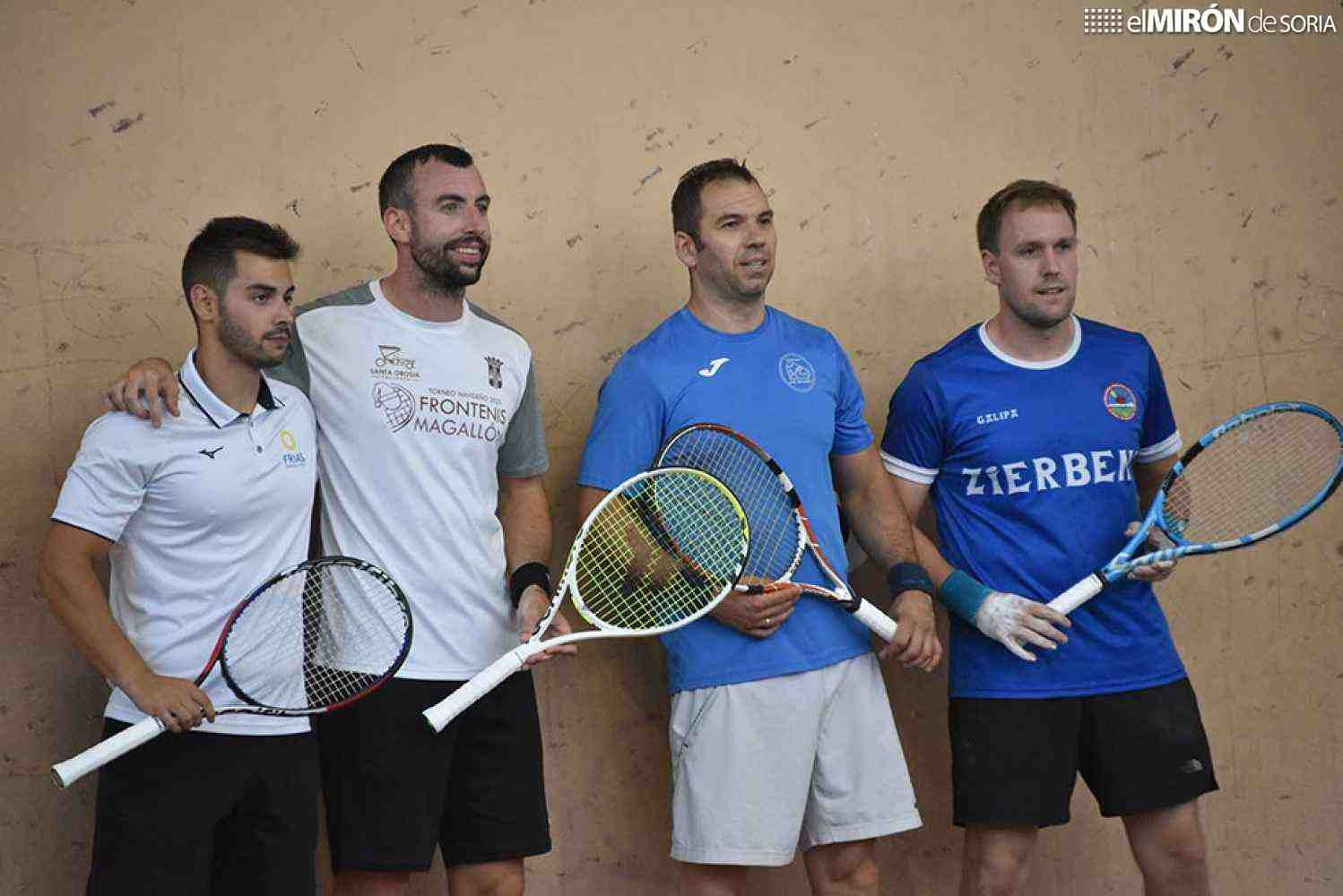 Remontada y triunfo de Melguizo-Olalla en final de III torneo de frontenis de Garray