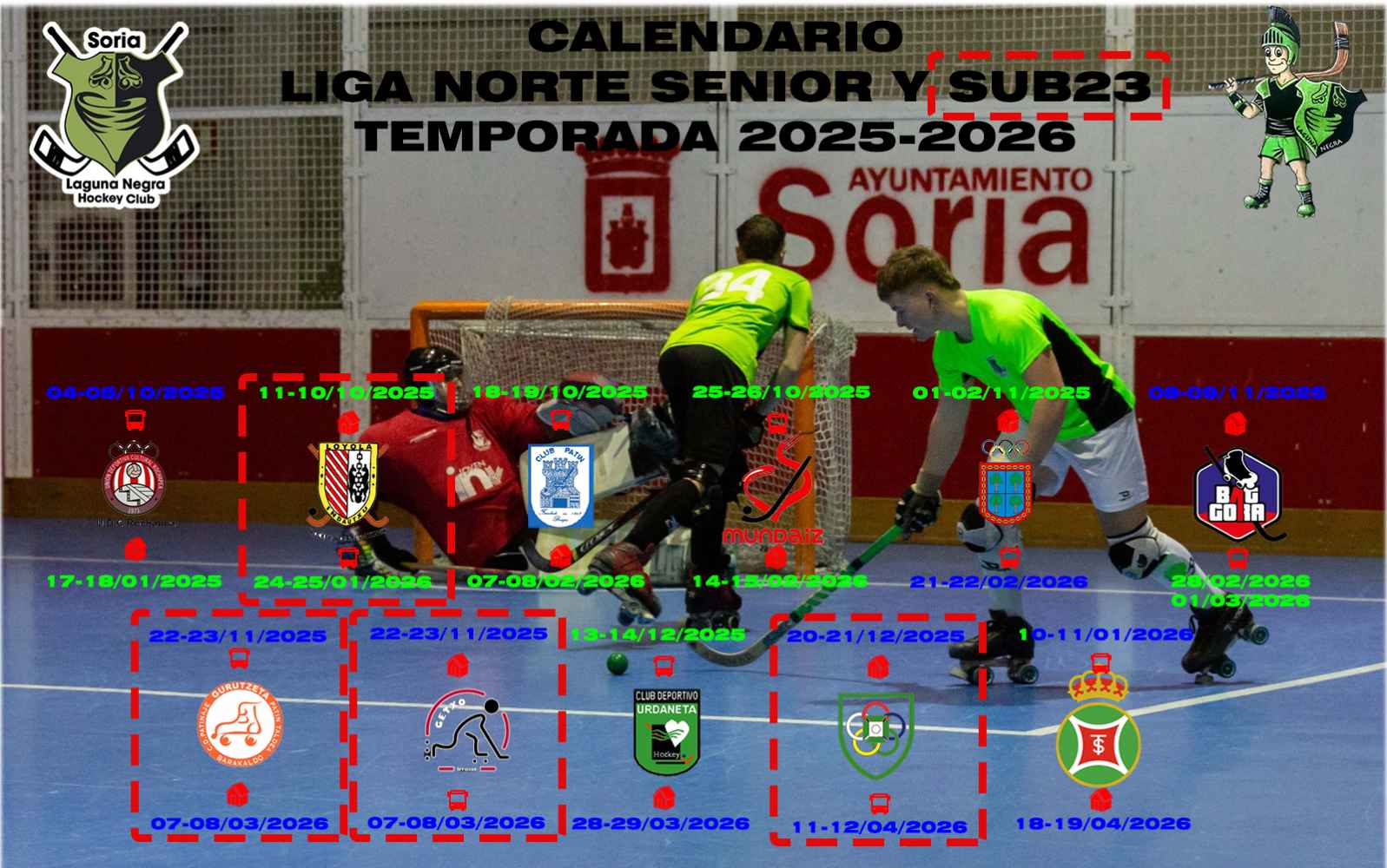 El Laguna Negra de hockey sobre patines comienza nueva temporada