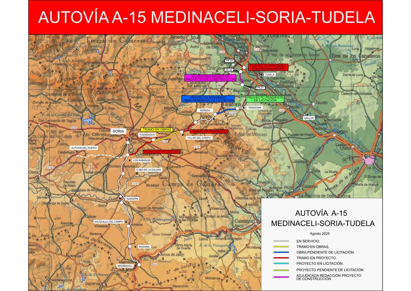 Navarra avanza en "su" tramo de A-15, con redacción de proyecto Cascante-Cintruénigo
