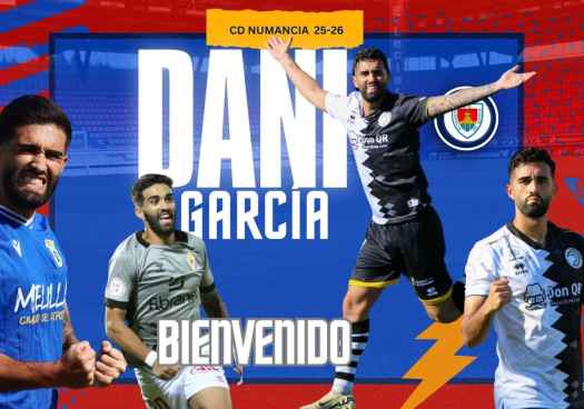El Numancia ficha al delantero Dani García El Numancia ficha al delantero Dani García