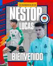 El Numancia ficha al mediocentro Néstor Lucas