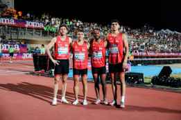 El relevo del Atletismo Numantino, campeón de España