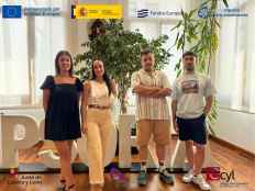 Cuatro jóvenes se suman al equipo de la Diputación a través del Plan de Garantía Juvenil 2025