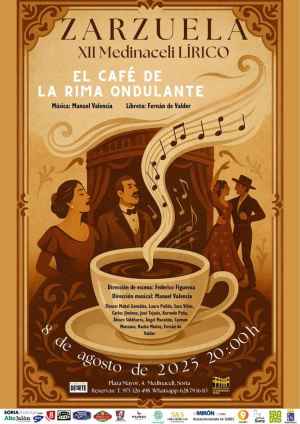 Estreno de zarzuela con orquesta de cámara en el XII Festival Medinaceli LÍRICO 
